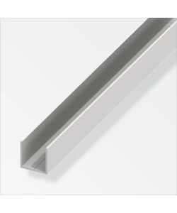 PROFILO U 7.5x1 PVC BIANCO - 1 METRO.