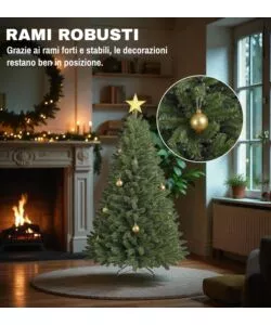 ALBERO DI NATALE ARTIFICIALE XMAS JOY "DOLOMITI" VERDE 150 CM