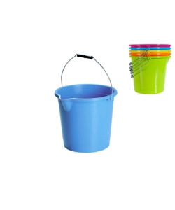 SECCHIO CON MANICO IN FERRO - 10 LITRI.