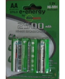 4 STILO RICARICABILI - AA 1.2V  BLISTER.