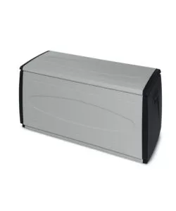 BAULE DA ESTERNO "BOX 120 QBLACK" IN POLIPROPILENE GRIGIO 308 LT 120X54X57 CM