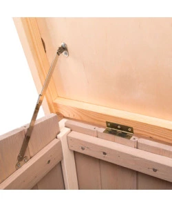 CONIGLIERA IN LEGNO "RANCH 120" A DUE PIANI, 117X69X101 CM  - FERPLAST