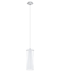 LAMPADA A SOSPENSIONE "PINTO" IN VETRO, E27