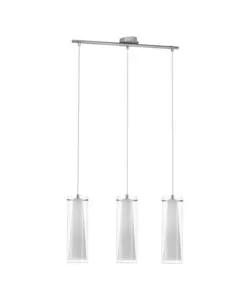 LAMPADA A SOSPENSIONE "PINTO"  IN VETRO, E27