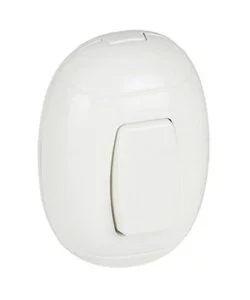 FP OVAL PULSANTE 10A BIANCO