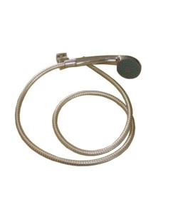 SET DOCCIA CROMATO MONOFUNZIONE CON FLESSIBILE DA 150 CM