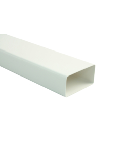 CANALE PIATTO 110X53 1 MT. BIANCO
