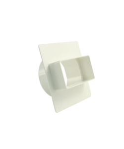 ADATTATORE TONDO/RETTANGOLARE DIAMETRO 99.5 PER CANALI PIATTI 110X53