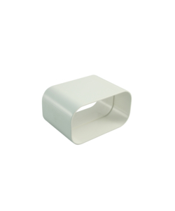 RACCORDO PER CANALE PIATTO 150X80 MM - BIANCO.