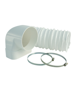 SET CANALI CON BOCCHETTONE TUBO FLESSIBILE LUNGHEZZA 500 DIAMETRO 125