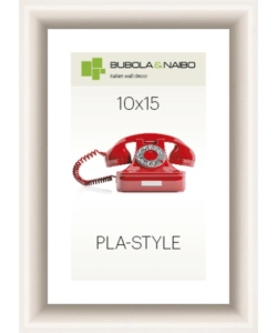 CORNICE IN PLASTICA COLORE BIANCO "PLA-STYLE" - 10 x 15 CM