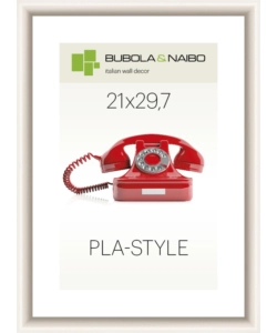 CORNICE IN PLASTICA COLORE BIANCO "PLA-STYLE" - 21 x 29,7 CM