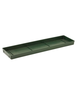 SOTTOVASO PER  GERANI COLORE VERDE, 30 CM