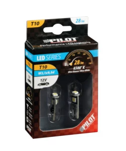 LAMPADA 12V HYPER-LED 9 - 3 SMD X 3 CHIPS - (T10) - TRIFOCUS - W2,1X9,5D - 2 PZ  58462