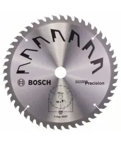 LAMA PER SEGA CIRCOLARE "PRECISION" 300X2X30 - 48 DENTI - BOSCH.