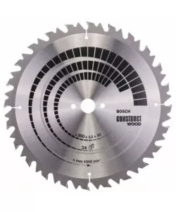 LAMA PER SEGA CIRCOLARE "CONSTRUCT WOOD" 350X30 - 24 DENTI - BOSCH.