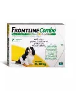FRONTILINE COMBO, PER CANI PICCOLI (2-10 KG.) - ELIMINA PULCI, ZECCHE.