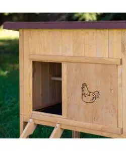 CASETTA POLLAIO PER GALLINE "HEN HOUSE 10" IN LEGNO DI PINO,  124X98X110 CM - FERPLAST