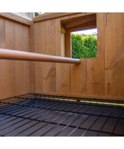 CASETTA POLLAIO PER GALLINE "HEN HOUSE 10" IN LEGNO DI PINO,  124X98X110 CM - FERPLAST