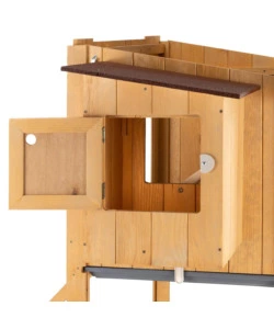 CASETTA POLLAIO PER GALLINE "HEN HOUSE 10" IN LEGNO DI PINO,  124X98X110 CM - FERPLAST