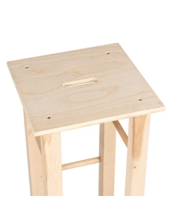 SGABELLO IN LEGNO DI FAGGIO "TOBY ALTO" - 30 X 30 X 70H.
