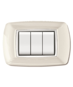 PLACCA LIFE 3 POSTI BIANCO.