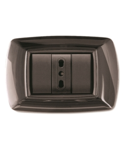 PLACCA LIFE 3 POSTI GRIGIO SCURO.