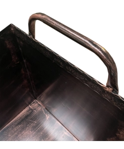 PORTA PELLET/LEGNA CON RUOTE, 50x52x85 CM