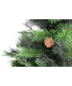 ALBERO DI NATALE "NEBRASKA" CON 1330 RAMI E APERTURA AD OMBRELLO,  210 CM