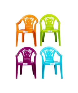 SEDIA PER BAMBINI "BABY BEAR" IN POLIPROPILENE COLORI ASSORTITI 38X35X51 CM
