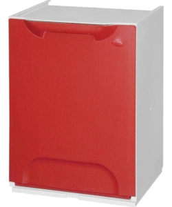 CASSONETTO RACCOLTA DIFFERENZIATA COLORE ROSSO