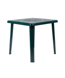 TAVOLO DA ESTERNO "RODI" IN POLIPROPILENE VERDE 75X75X73 CM