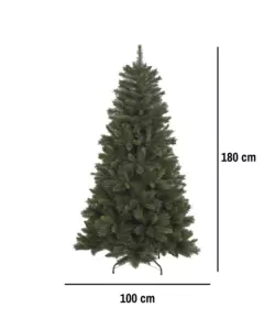ALBERO DI NATALE ARTIFICIALE XMAS JOY "TIFFANY" VERDE 180 CM