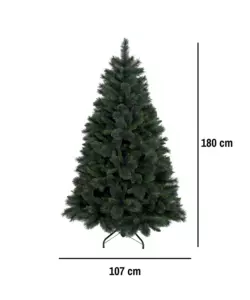 ALBERO DI NATALE ARTIFICIALE XMAS JOY "GLISTEN" VERDE 180 CM