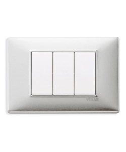 PLACCA 3M ALLUM SPAZZOLATO - VIMAR.