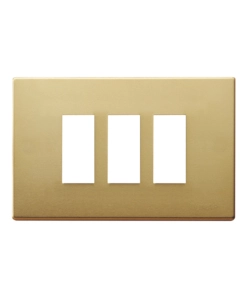 PLACCA 3M ALLUMINIO SCATTO BRONZO - VIMAR.