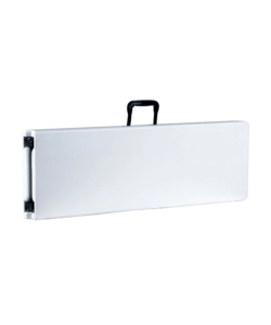 PANCA DA CAMPEGGIO PIEGHEVOLE EUROGARDEN IN POLIETILENE BIANCO 183X30X44 CM