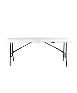 TAVOLO DA CAMPEGGIO PIEGHEVOLE EUROGARDEN IN POLIETILENE BIANCO 183X76X72 CM