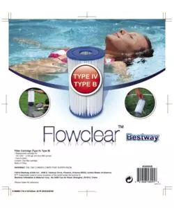 FILTRO CARTUCCIA IV BESTWAY POMPE PISCINA DA 9463 LT/H -  COD. 58095