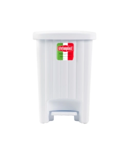 PATTUMIERA A PEDALE "MARGHERITA" - 20 LITRI - COLORE BIANCO