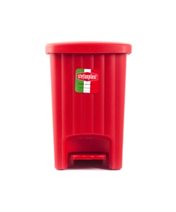 PATTUMIERA A PEDALE "MARGHERITA" - 20 LITRI - COLORE ROSSO.