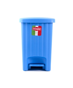 PATTUMIERA  A PEDALE "MARGHERITA" - 20 LITRI - COLORE AZZURRO.