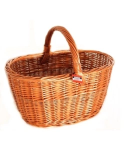 CESTA PER LEGNA DA ARDERE IN VIMINI DIAMETRO 60 CM
