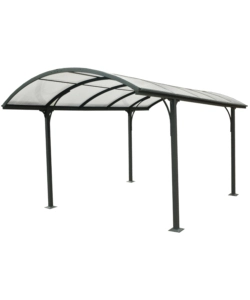 CARPORT AUTO IN ALLUMINIO E POLICARBONATO EUROGARDEN 1 POSTO 4,85x3,00x2,53 M