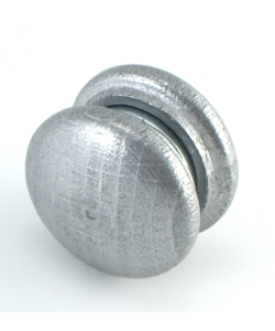 2 COPPIE MAGNETIC TEND Ø30MM RACCOGLI TENDA - COLORE ALLUMINIO.