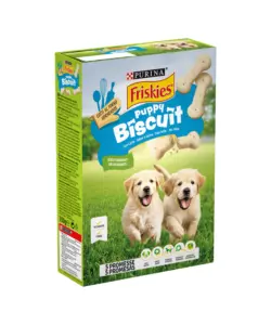 BISCOTTI PER CANI PURINA FRISKIES "PUPPY BISCUIT" PER CUCCIOLI DI TUTTE LE TAGLIE CON LATTE 350 GR