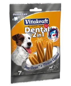 "DENTAL 2 IN 1" SMALL SNACK DA ROSICCHIARE 7 PEZZI - VITAKRAFT.