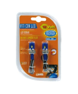 COPPIA VITI BLU .LUCE BIANCA  90171