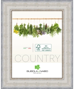 CORNICE IN LEGNO COLORE BIANCO "FABRIANO" - 18 x 24 CM