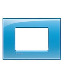 LL PLACCA 3P AZZURRO - BTICINO.